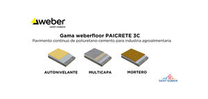 Saint-Gobain Weber renueva su gama weberfloor PAICRETE para pavimentos industriales